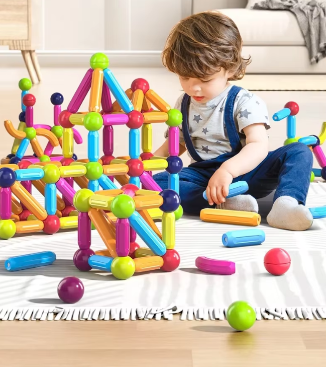 MagnaFun Blocks - Magnetisches Spielzeug für kreatives und pädagogisches Spielen