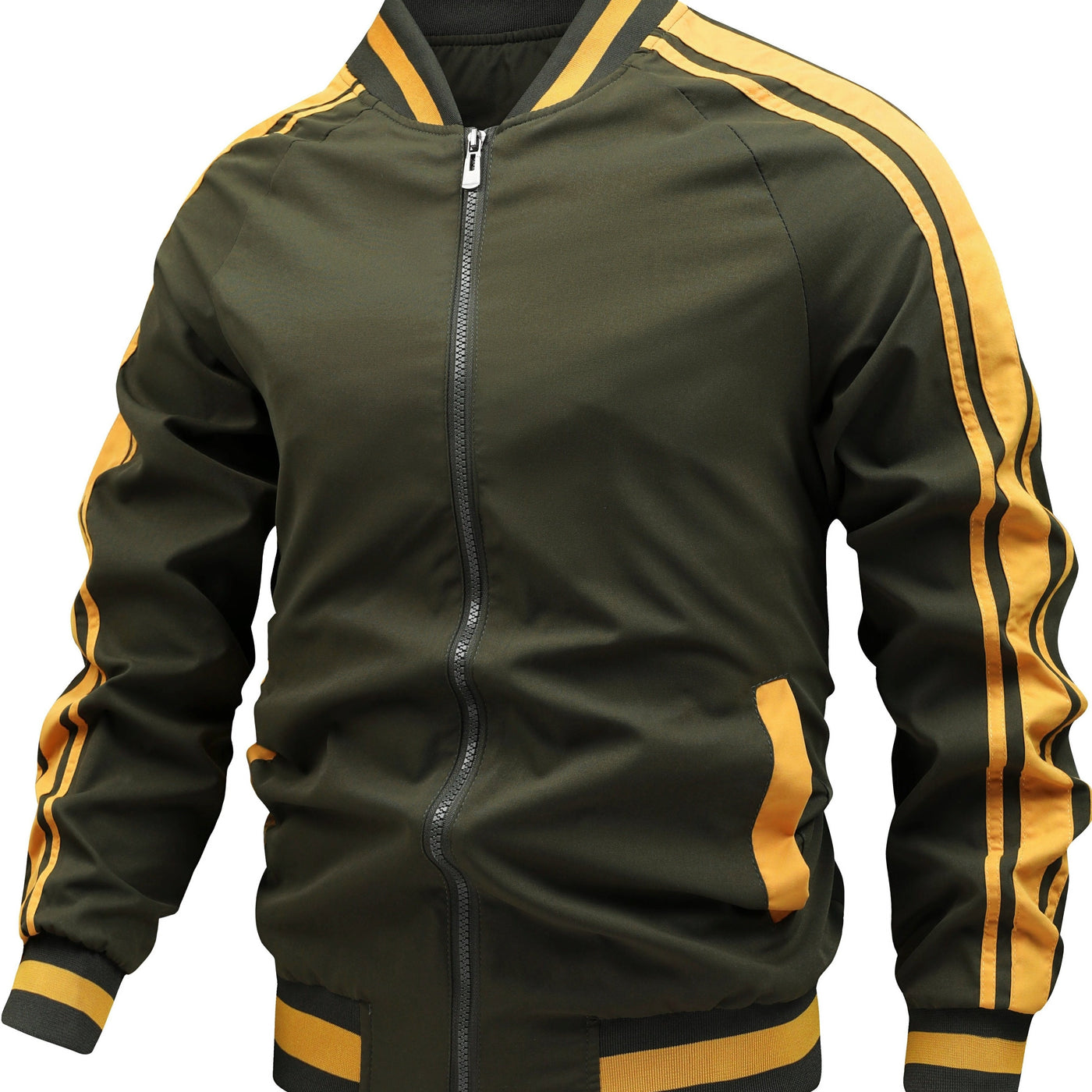 Jasper | Sportig herrjacka med färgblockmönster