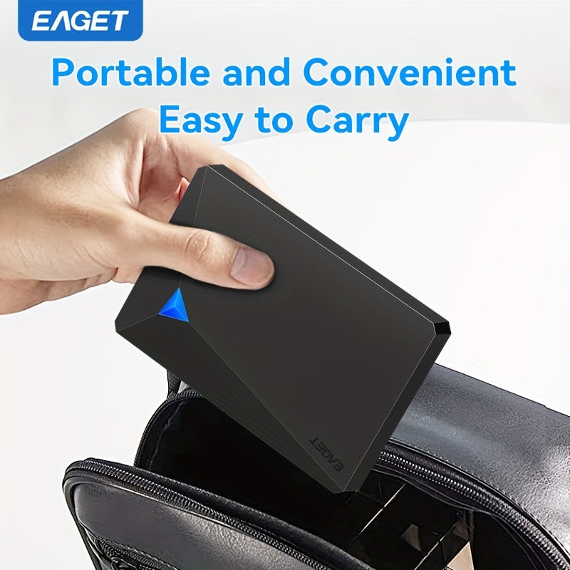 EAGET Bärbar extern hårddisk USB 3.0 (250 GB-4 TB, för bärbar dator, MacBook och PS5)