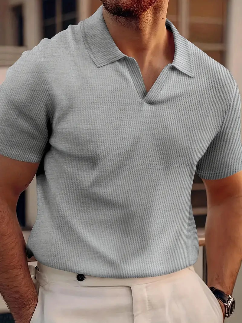 Lässiges kurzärmeliges Poloshirt für Männer
