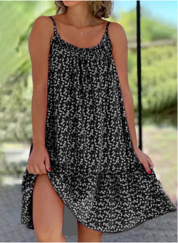 Brigitte - Bedrucktes Sommerkleid