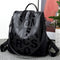 GuardGlam | Anti-Diebstahl Neue Frauen Rucksack Hohe Qualität Weiches PU Leder Rucksack