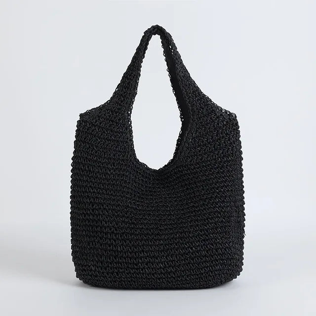 Rattan gewebte Tasche Damen l Annora