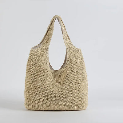 Rattan gewebte Tasche Damen l Annora