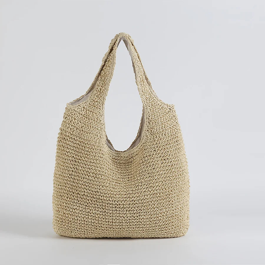 Rattan gewebte Tasche Damen l Annora