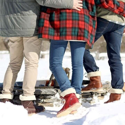 Wasserdichte Damenstiefel aus Fleece mit warmem Wollfutter – ideal für den Winter