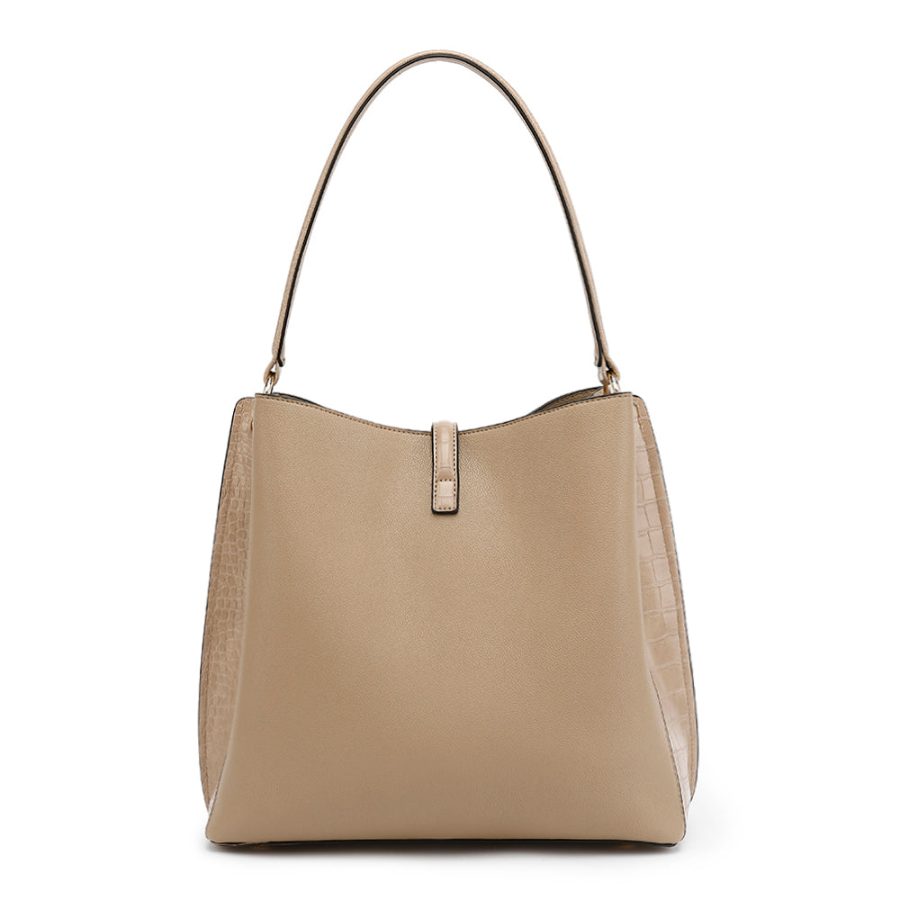 Frauen - Hobo-Tasche - Krokodil-Einsätze - Schicker Stil