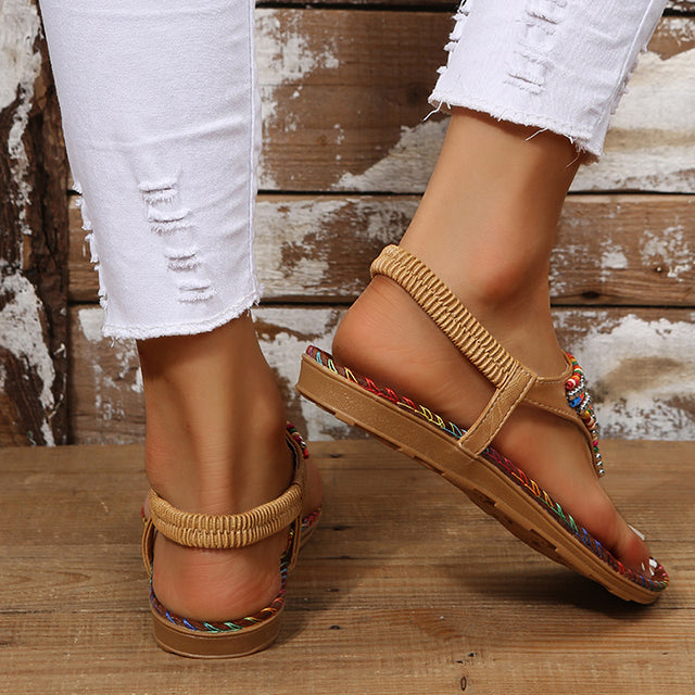 Levoire | Flache weiche Sandalen