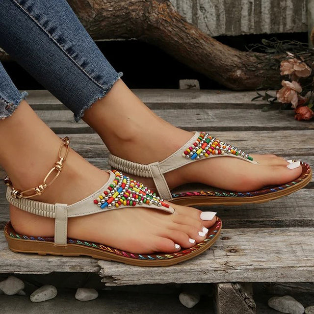Levoire | Flache weiche Sandalen