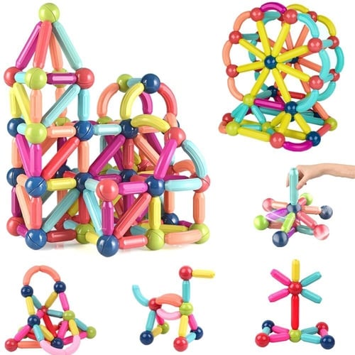 MagnaFun Blocks - Magnetisches Spielzeug für kreatives und pädagogisches Spielen