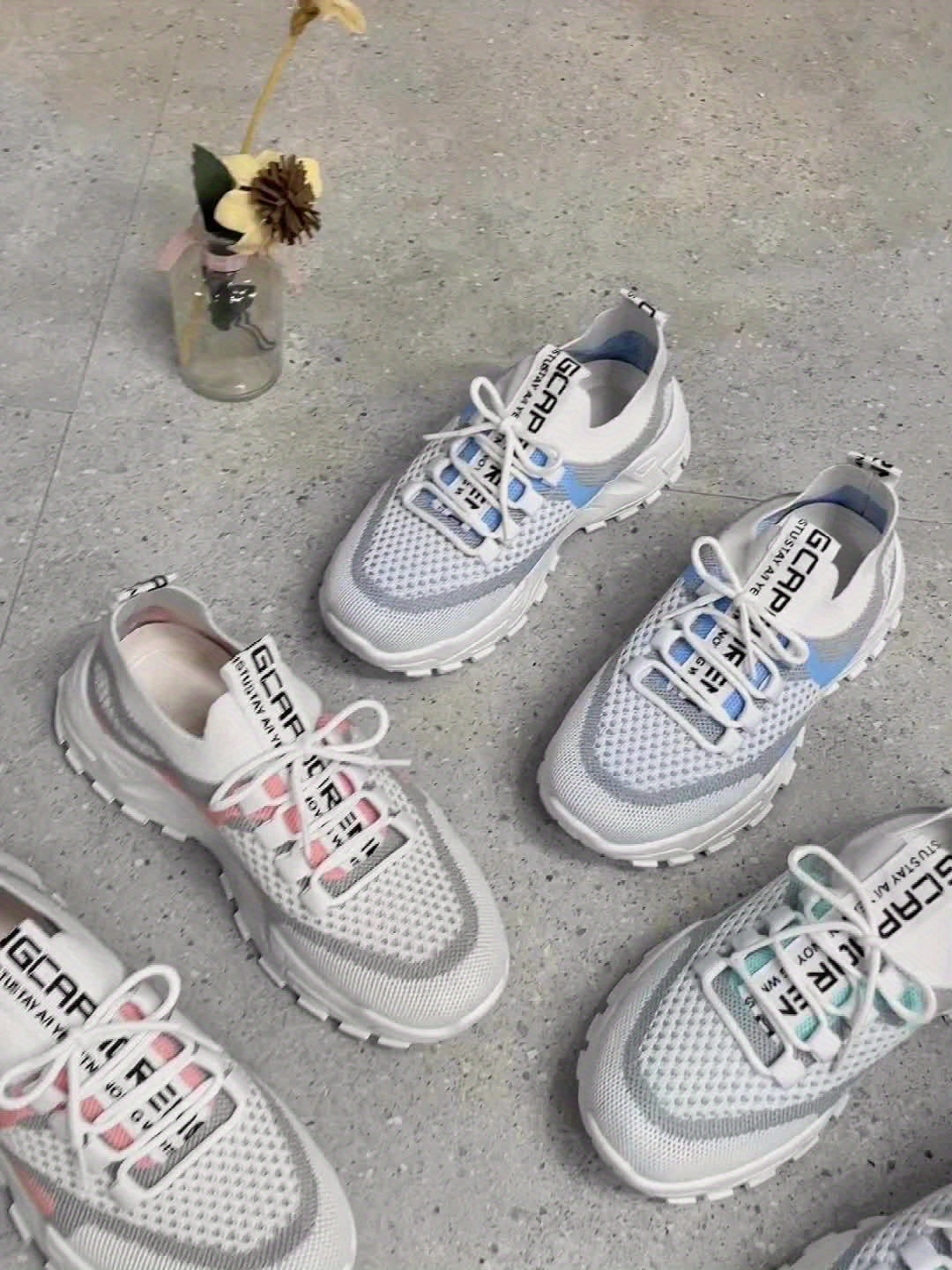 Casual Sneakers für Frauen - flexibel und atmungsaktiv für jeden Tag