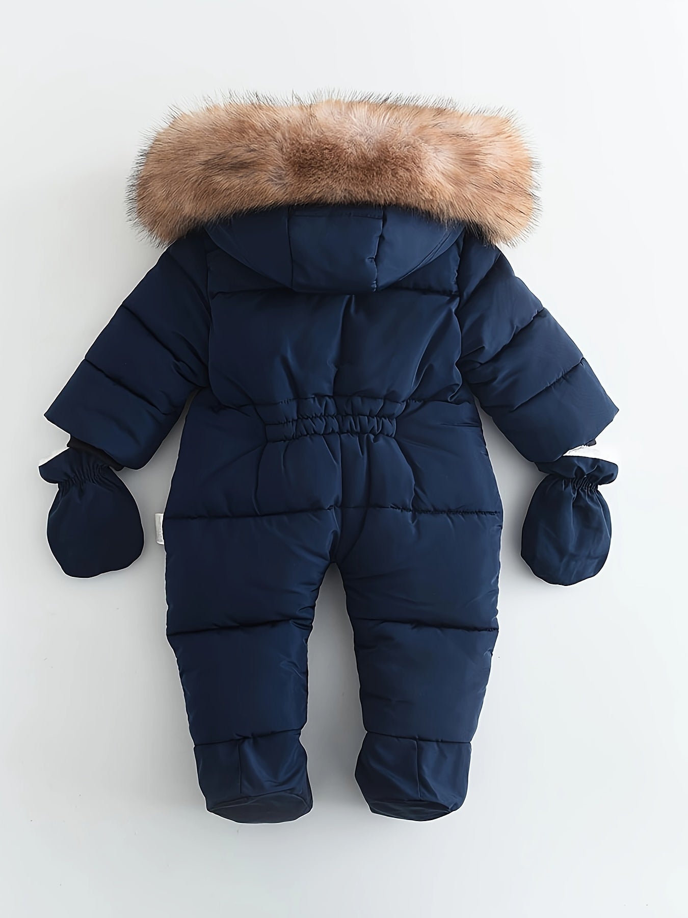 Frosty Baby Strampler - Luxe Winter-Overall mit Kapuze für die kälteren Monate