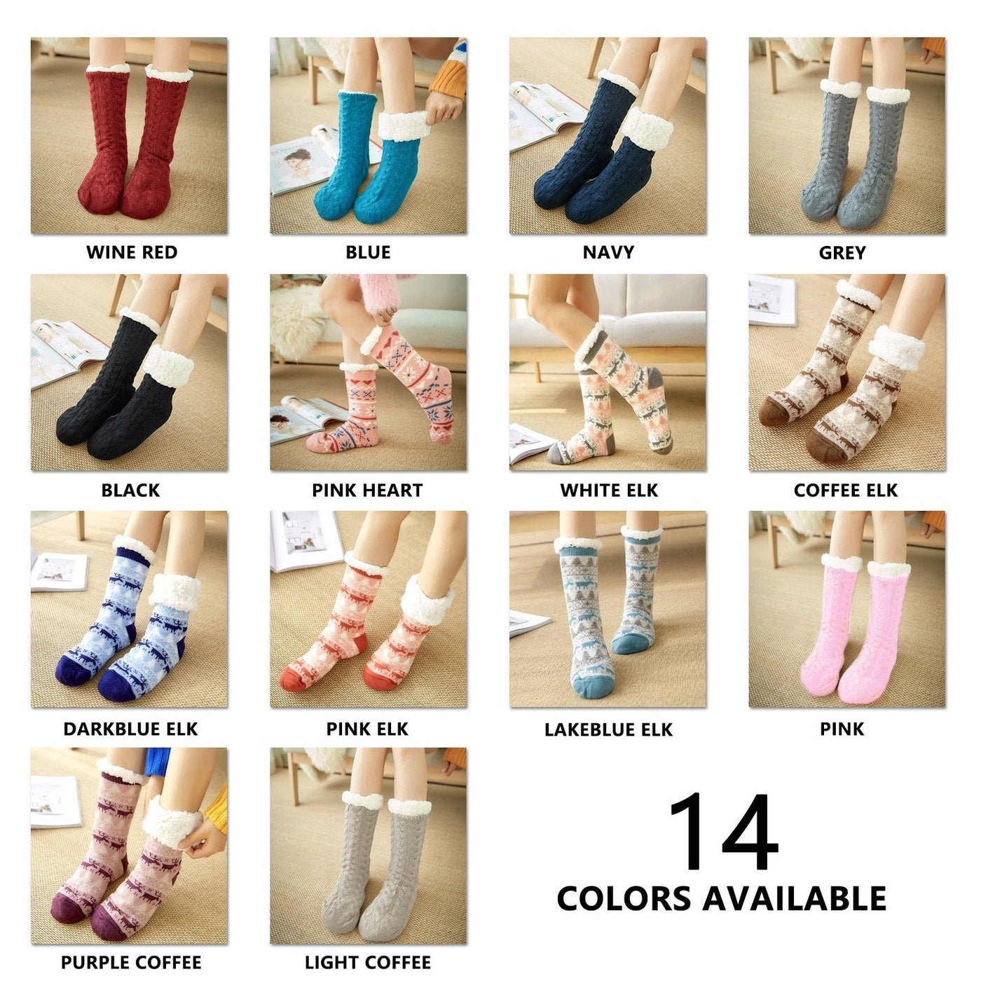 Warme Wintersocken - für kuschelige Abende zu Hause