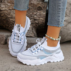 Casual Sneakers für Frauen - flexibel und atmungsaktiv für jeden Tag