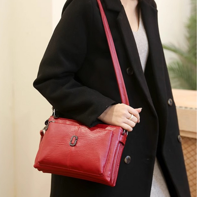 Fosh | Kleine Ledertasche für Damen | Hochwertige Lederverarbeitung
