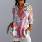 Klassische Bluse aus hochwertigem Stoff mit handgefertigten Details