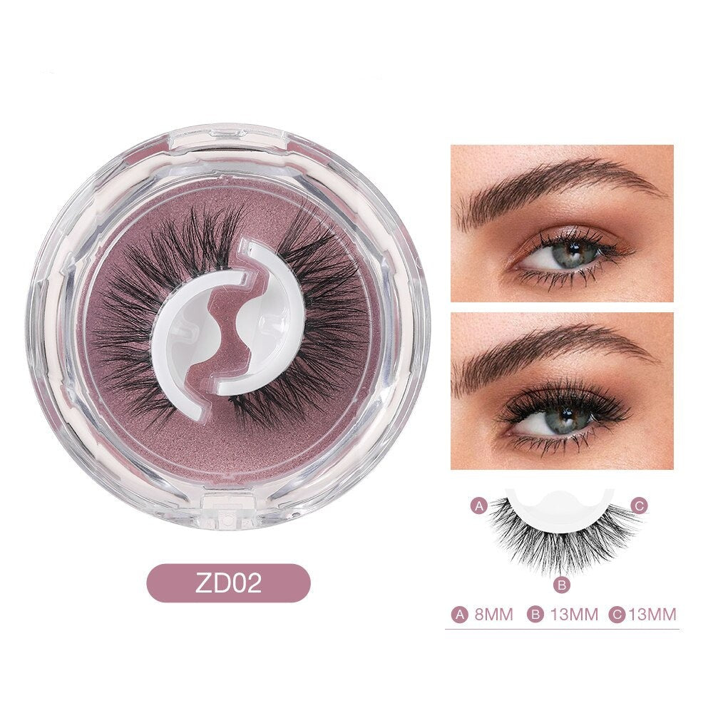 Wiederverwendbare selbstklebende Wimpern