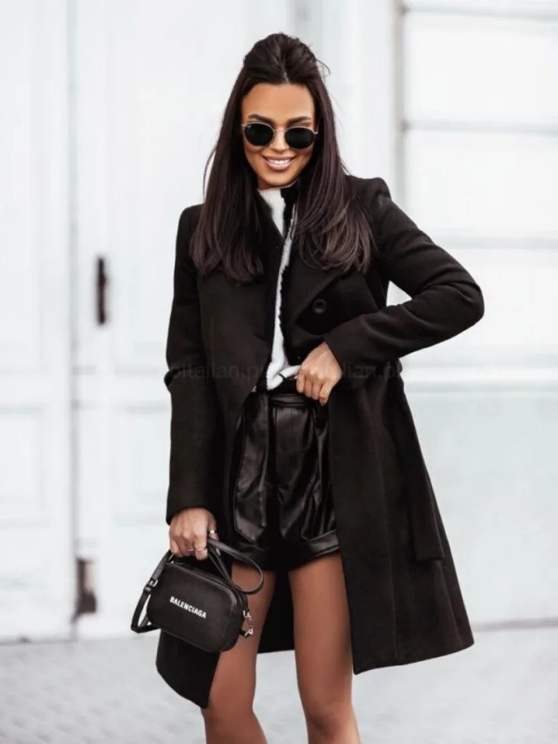 Eleganter, taillierter Trenchcoat für Damen