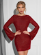 Elegante Kleider aus Pailletten und funkelnden Pailletten für Frauen