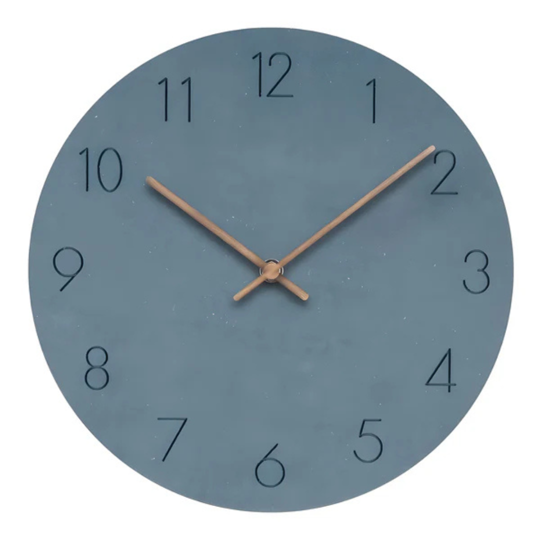 Nork - Minimalistische Wanduhr aus Holz