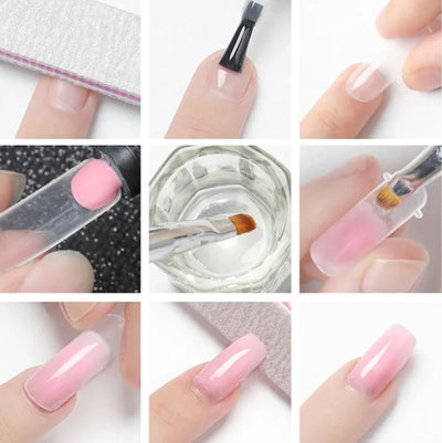 Polygel Nail Kit - Erstellen Sie professionelle Nägel zu Hause