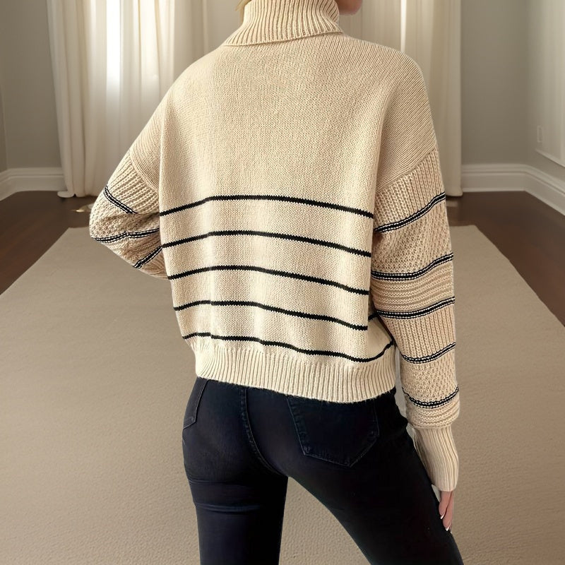 Denise | Warm Damen-Rollkragenpullover
