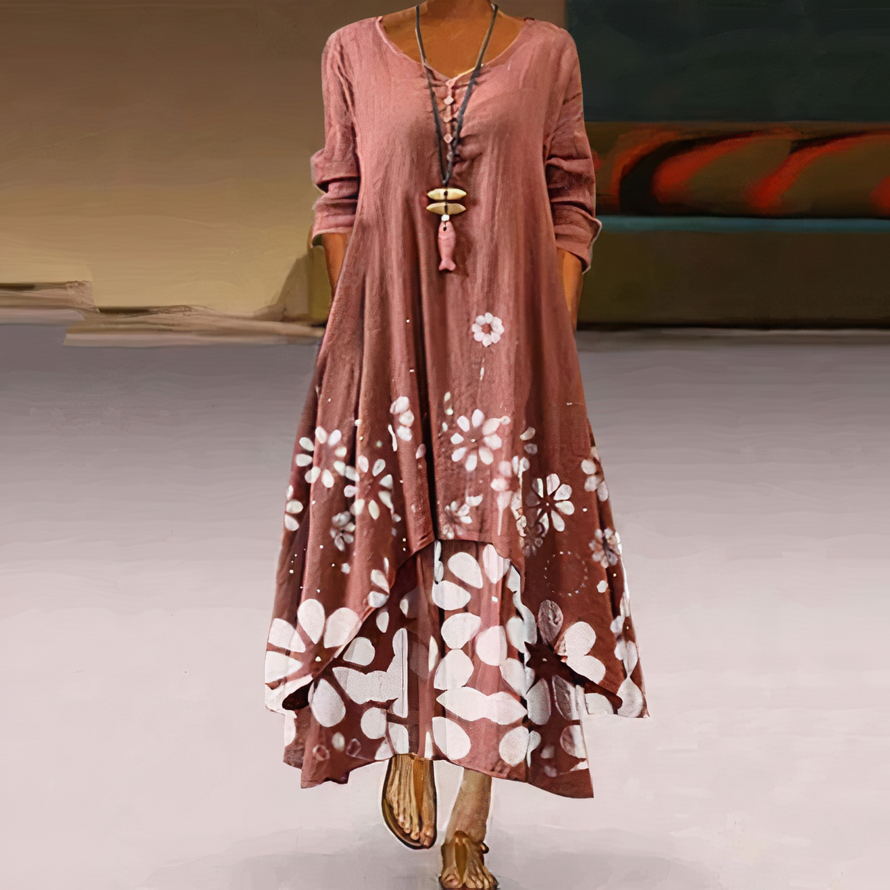 Elegantes Kleid aus soft-touch-stoff - Langlebig, atmungsaktiv, unverzichtbar für die Garderobe zu jeder Jahreszeit