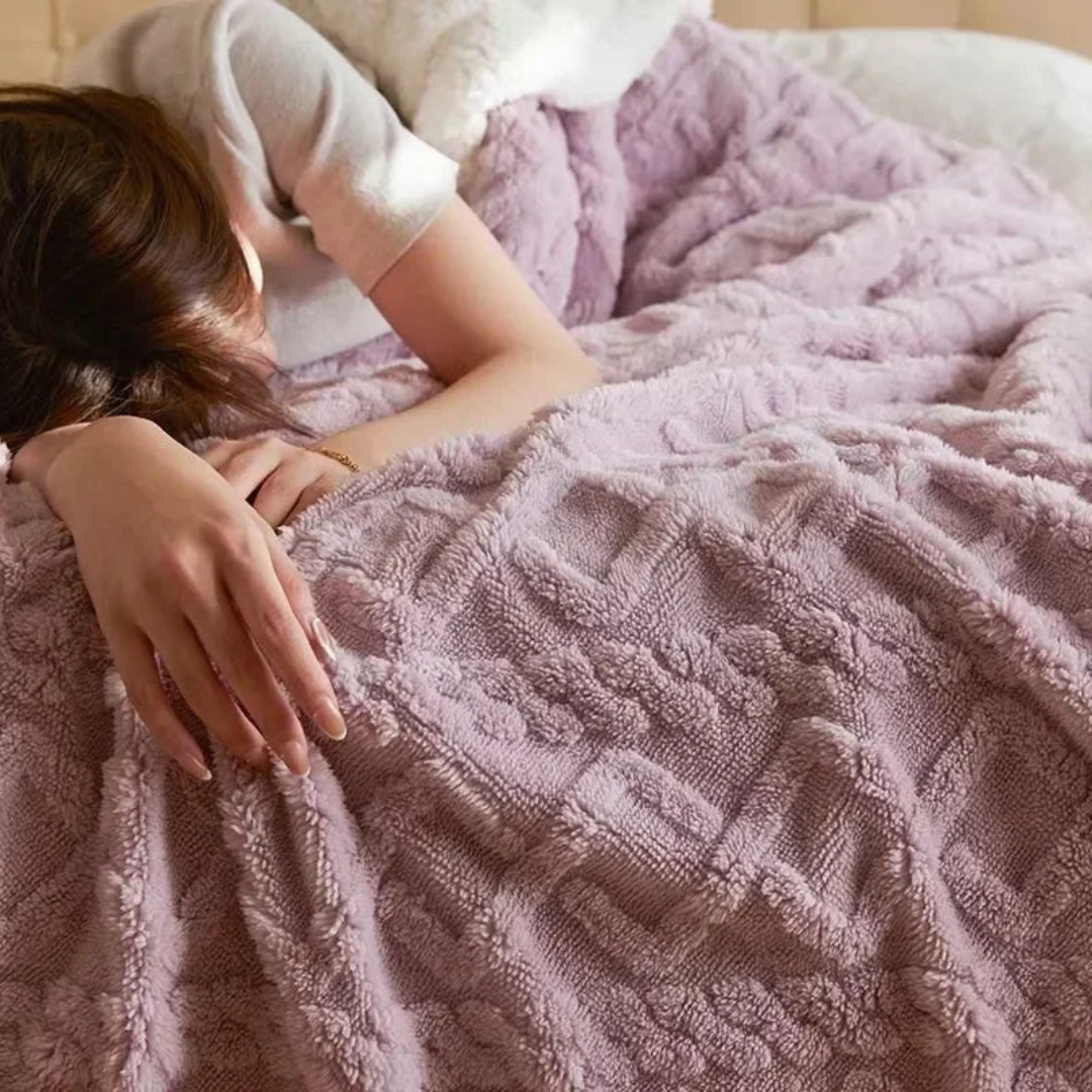 Warme Winterdecke für kalte Nächte – Dick, Flauschig & Stilvoll für Schlafzimmer & Sofa