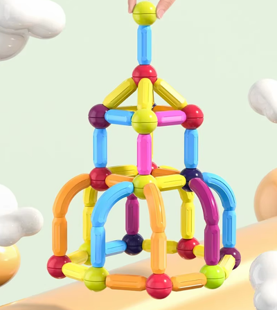 MagnaFun Blocks - Magnetisches Spielzeug für kreatives und pädagogisches Spielen
