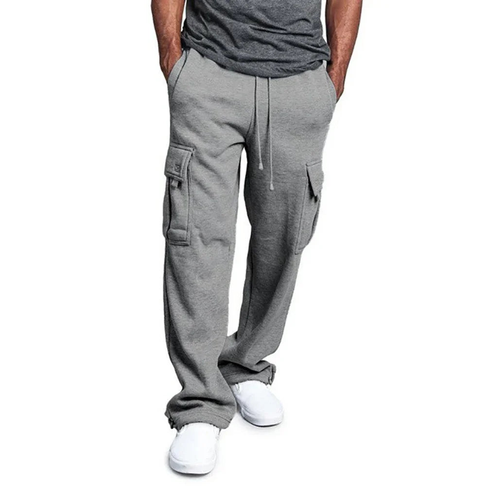 Ultrabequeme Herren-Cargo-Jogginghose aus Fleece