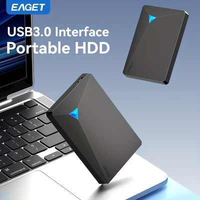 EAGET Bärbar extern hårddisk USB 3.0 (250 GB-4 TB, för bärbar dator, MacBook och PS5)