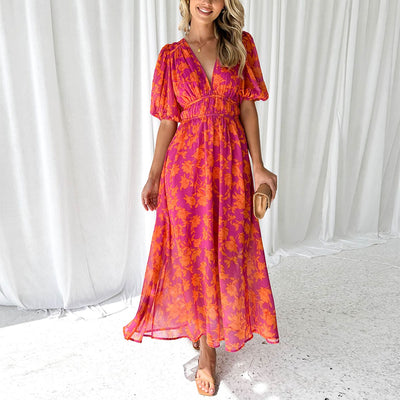 Catherine - Langes Kleid mit Herzausschnitt für Frauen