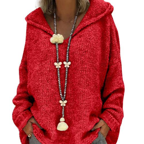 Eleganter und warmer Kapuzenpullover für Frauen