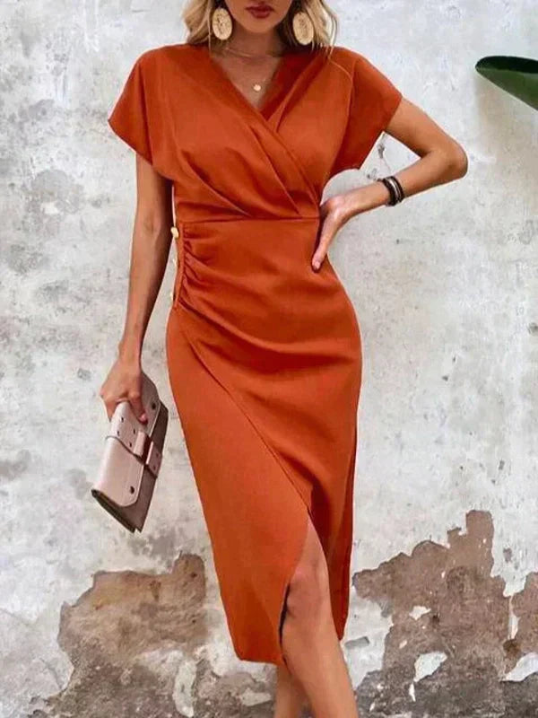 Bo | Schickes Midikleid mit V-Ausschnitt