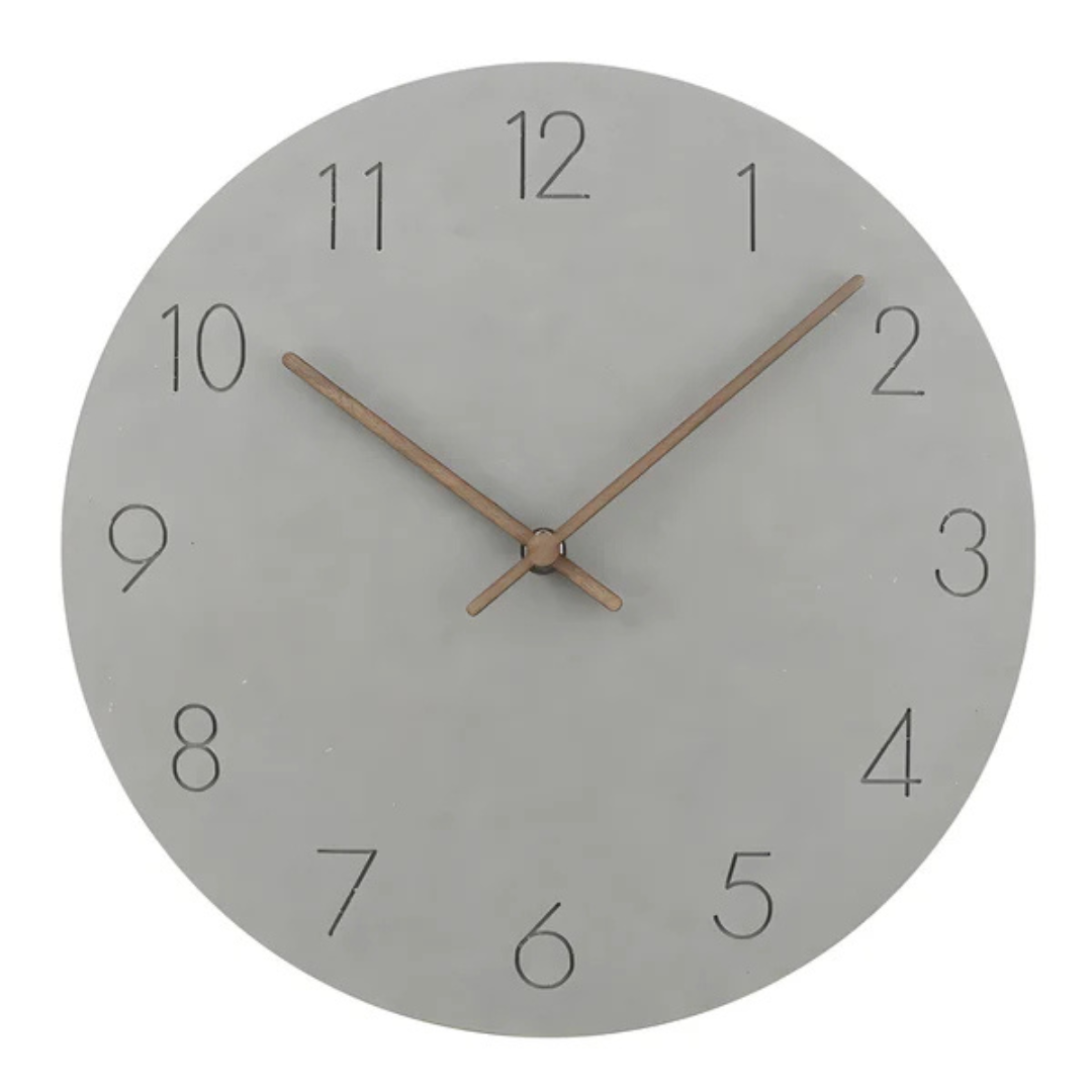 Nork - Minimalistische Wanduhr aus Holz