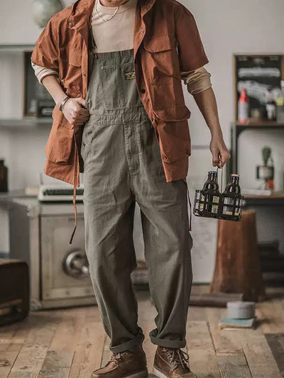 Unisex-Overall aus Segeltuch im Vintage-Stil