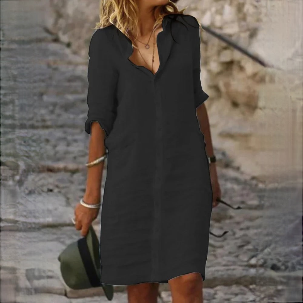 Clara - natürliche Texturkleid Stella