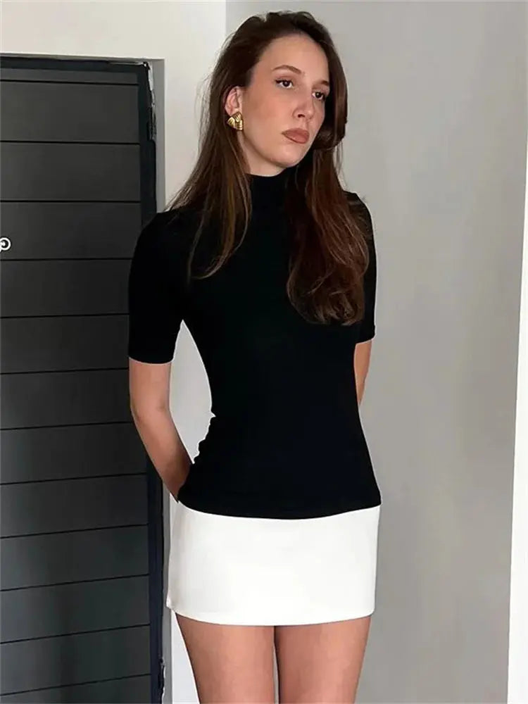Herbst - Mühelos schickes, tailliertes Minikleid für Frauen