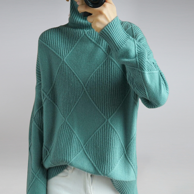 Heidi-Mode | Damen Feinstrick Rollkragenpullover