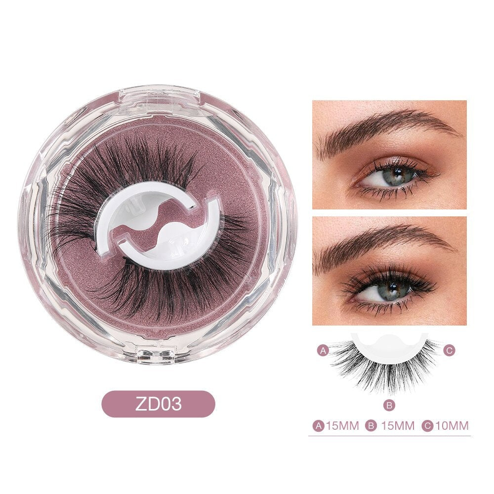 Wiederverwendbare selbstklebende Wimpern