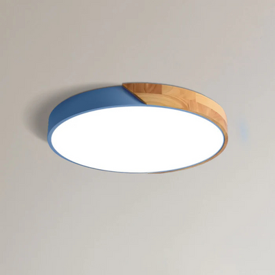 Delos - Skandinavische LED-Deckenleuchte aus Holz