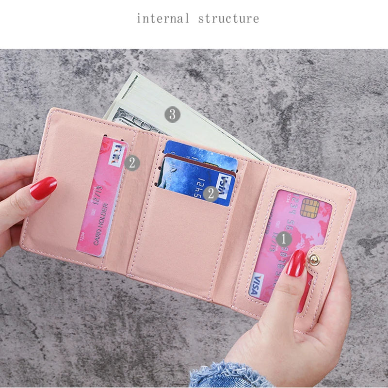 Pastellfarbenes Mini-Portemonnaie | Maisiel