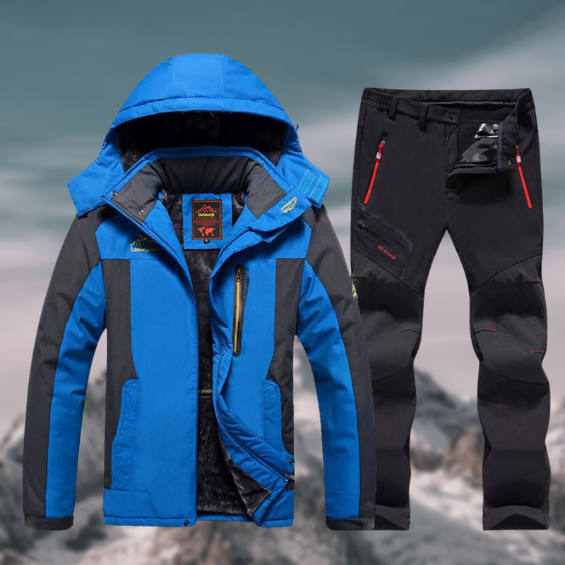 Wasserdichtes & winterfestes Outdoor-Set für Männer - Jacke & Hose