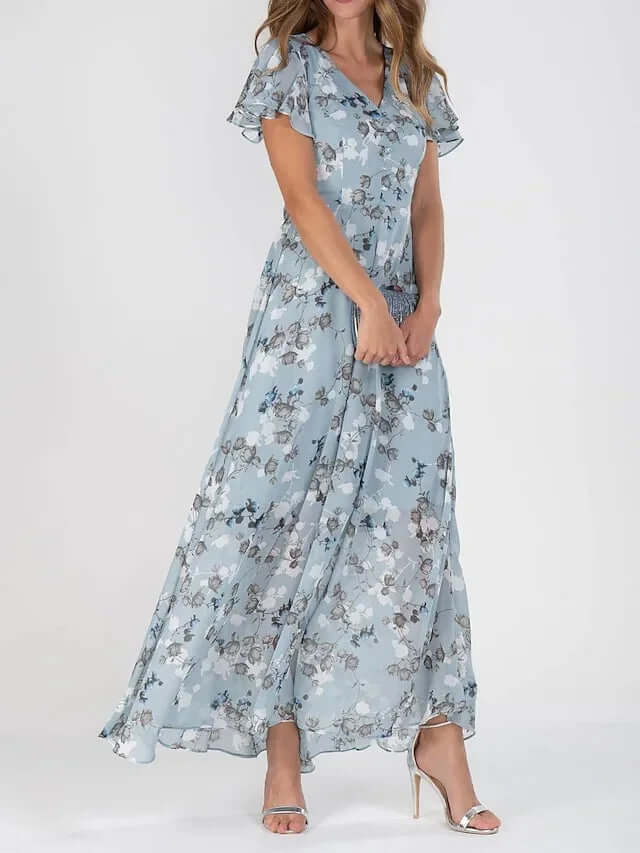Buntes, elegantes Kleid für Frauen