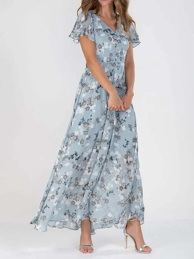 Buntes, elegantes Kleid für Frauen