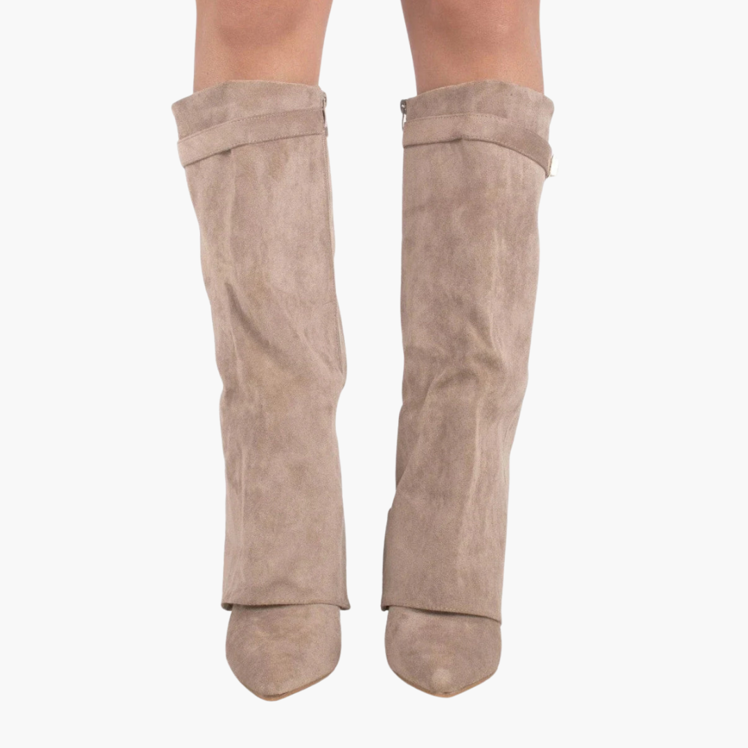 Damenstiefel aus premium qualität mit niedrigem Absatz