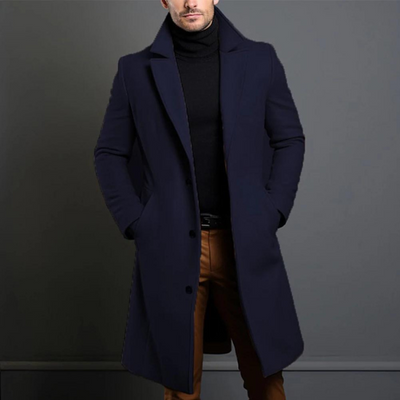 Wim | Stylischer langer Trenchcoat für den Herbst