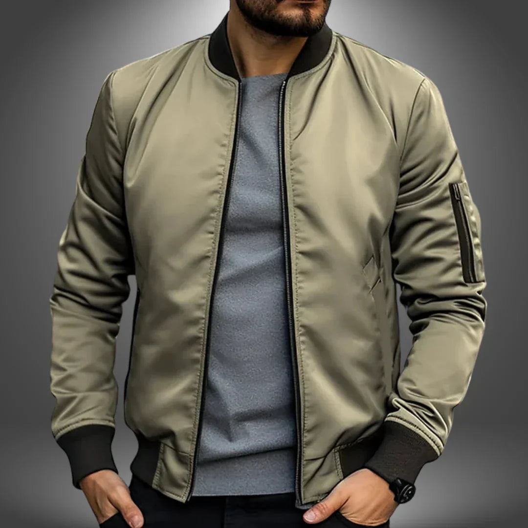 Leichte Bomberjacke für Männer - lässiger Windbreaker-Stil