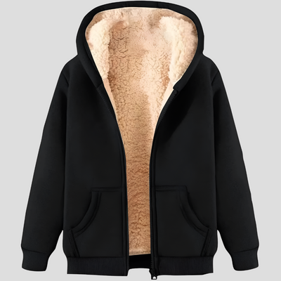 Warmer, mit Fleece gefütterter Winter-Hoodie für Männer