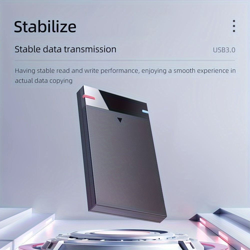 Disco duro externo portátil USB 3.0 (160 GB-500 GB, disco duro móvil de alta velocidad para portátil y teléfono)